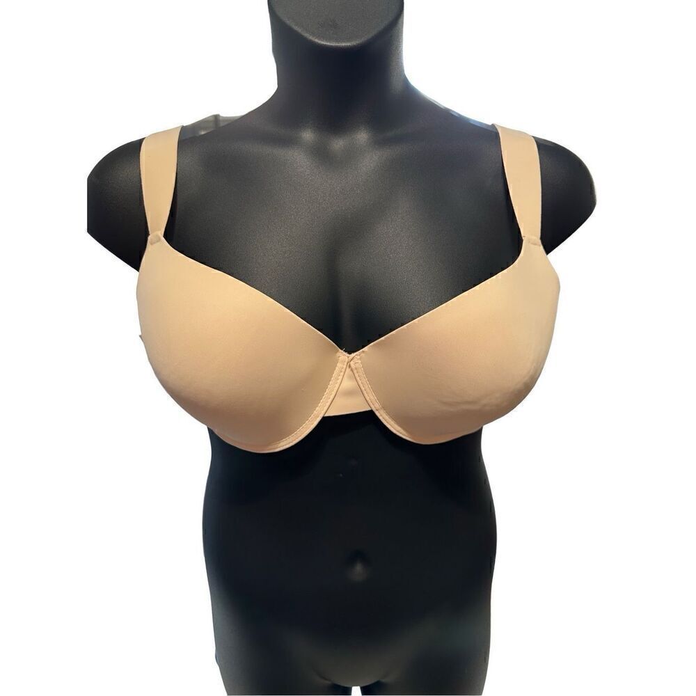 Vince Camuto Women's Padded Push-Up Underwire Bra Cream  Size 42D